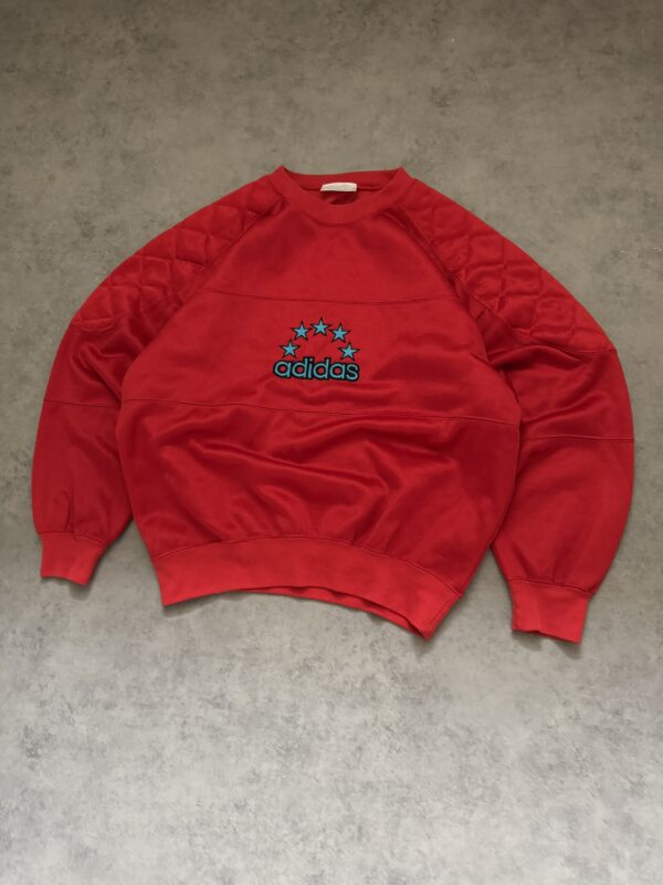 1990s Adidas Sweater Rot (L)