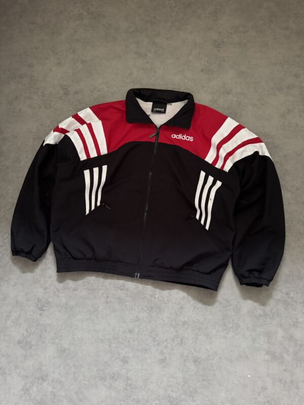 1990s Adidas Trackjacke Rot (L)