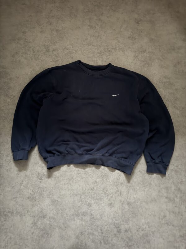 2000s Nike Sweater Navy Swoosh (XL)