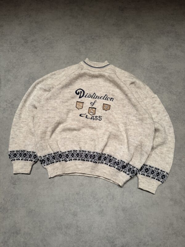 1990s Knit Sweater Beige (L)
